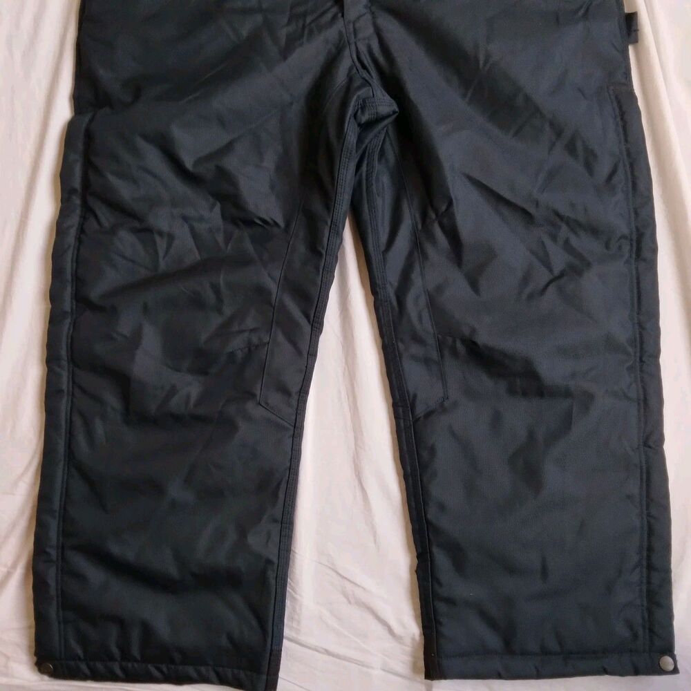 Walls Work Wear Insulated Bib Overalls Blue Quilted Lined Work Pants Mens 2XL - Picture 5 of 12